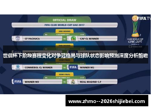 世俱杯下阶段赛程变化对争冠格局与球队状态影响预测深度分析前瞻